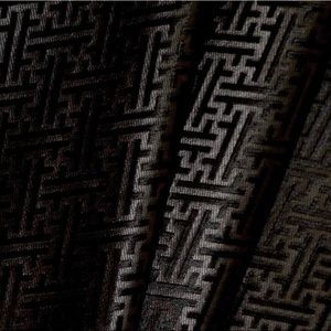 5 YDS Ralph Lauren Keelung Fret Fabric color Caviar